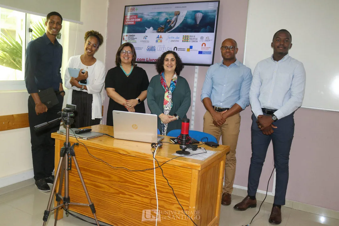 US RECEBE PROFESSORAS DO INSTITUTO POLITÉCNICO DE COIMBRA NO ÂMBITO DE PROJECTO PARA IMPULSIONAR LEITURA EM CABO VERDE